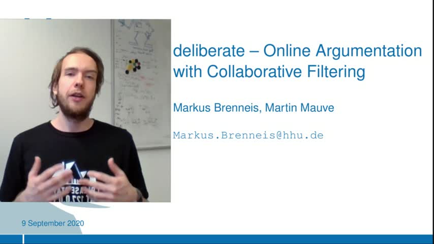 deliberate – Online Argumentation with Collaborative Filtering