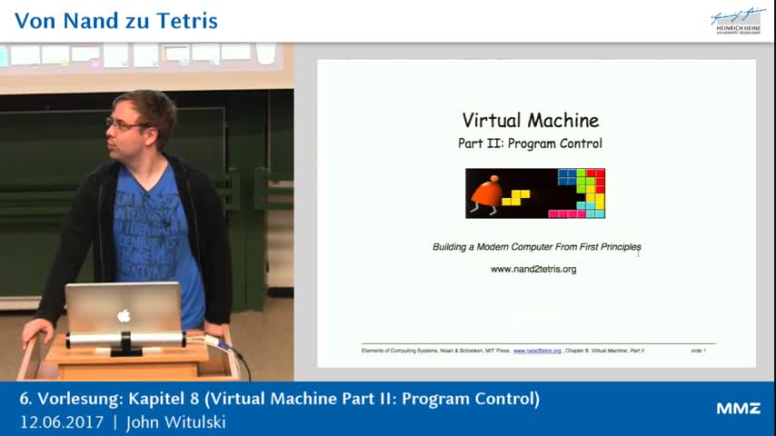 Von Nand zu Tetris 6: K8 (Virtual Machine Part II: Program Control)