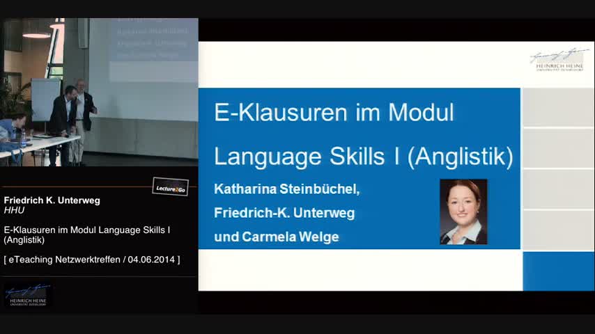 E-Klausuren im Modul Language Skills I (Anglistik)