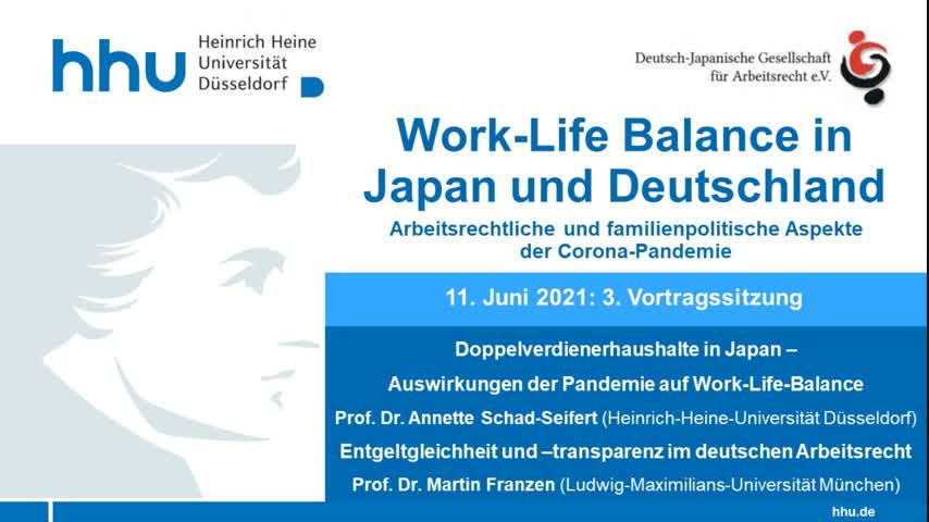 03 Doppelverdienerhaushalte in Japan & Entgeltgleichheit und -transparenz im deutschen Arbeitsrecht