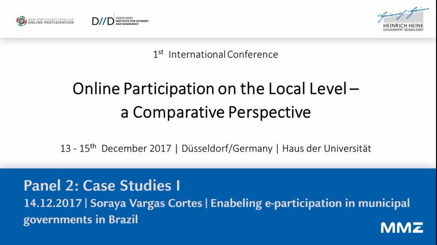 Enabeling e-participation in municipal governments in brazil: