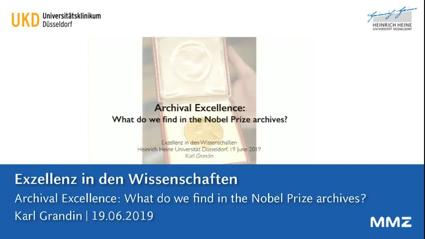 Archival Excellence: What do we find in the Nobel Prize archives?