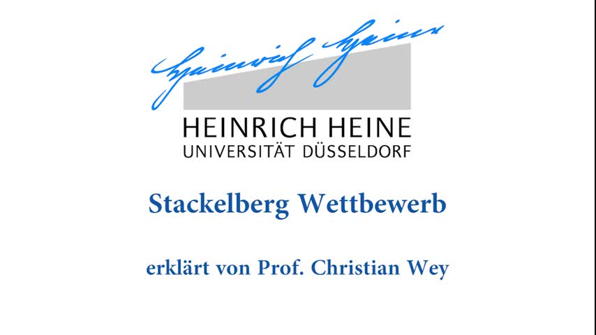My-Prof@home: Stackelberg