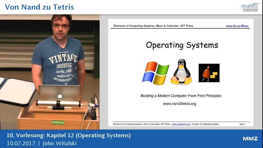 Von Nand zu Tetris 10: K12 (Operating System) Teil 1