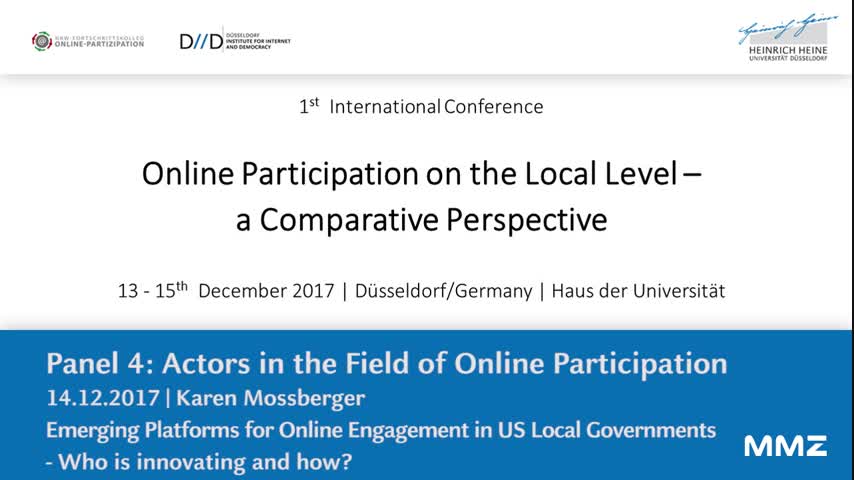 Emerging Platforms for Online-Engagement in US lLocal Governments