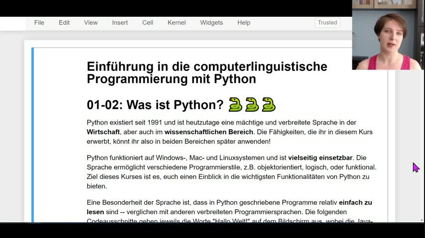 Woche 1: 2 - Was ist Python?