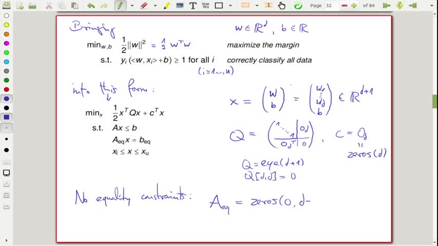 ML Lecture 12: SVMs, linearly inseparable case
