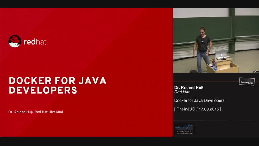 Docker für Java Entwickler