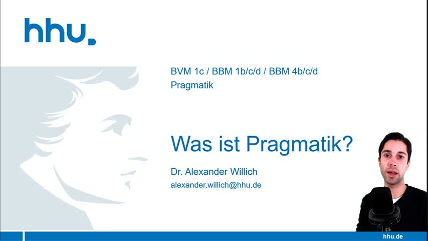 Pragmatik 02: Was ist Pragmatik?
