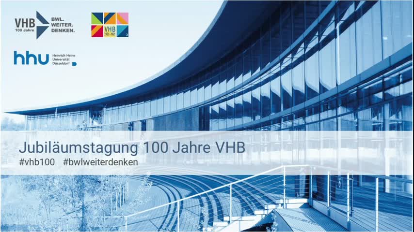 VHB 2022 - Bericht Vorstandsvorsitzender 100 Jahre VHB