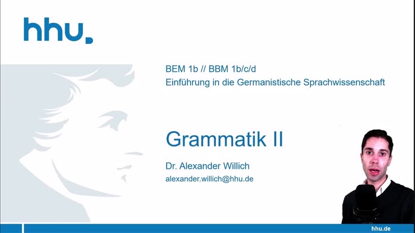 Einführung 07: Grammatik II