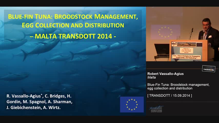 Blue-Fin Tuna: Broodstock Management, EGG Collection and Distribution