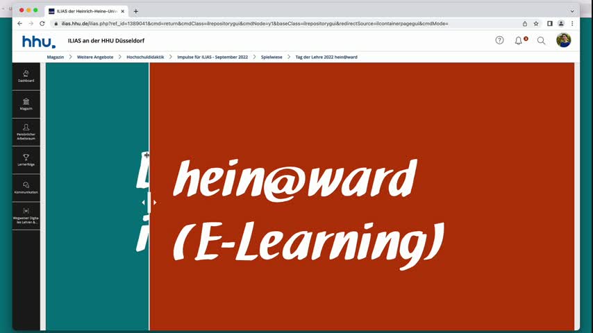 Nominierte für den Lehrpreis 2022: Kategorie Hein@ward (E-Learning)