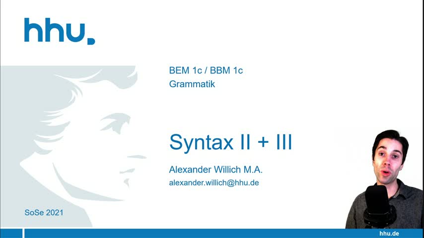 Grammatik 09-10: Syntax II+III