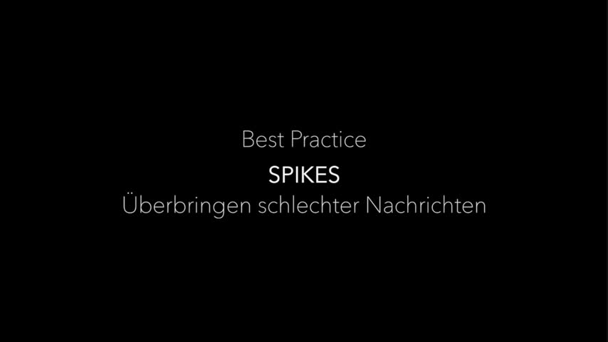 Good Practice Schlechte Nachrichten überbringen (SPIKES-Modell)