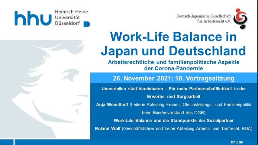 10 Umverteilen statt Vereinbaren - Für mehr Partnerschaftlichkeit in der Erwerbs- und Sorgearbeit & Work-Life Balance und die Standpunkte der Sozialpartner