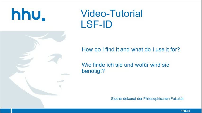 LSF-ID Video-Tutorial