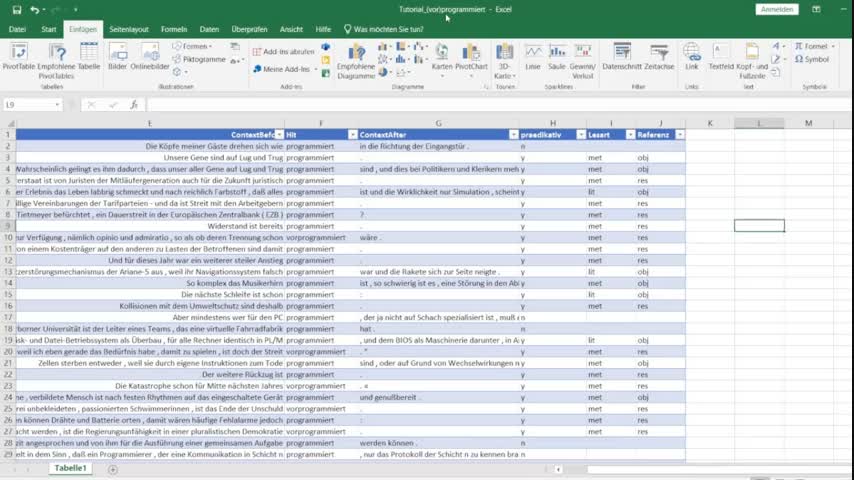Erstellen von Pivot-Tabellen in Excel