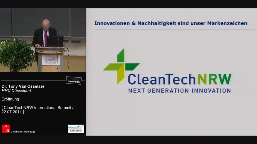 Eröffnung der CleanTech NRW 2011
