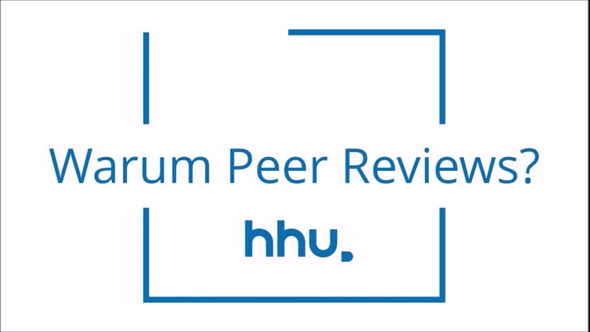Warum Peer Reviews? 