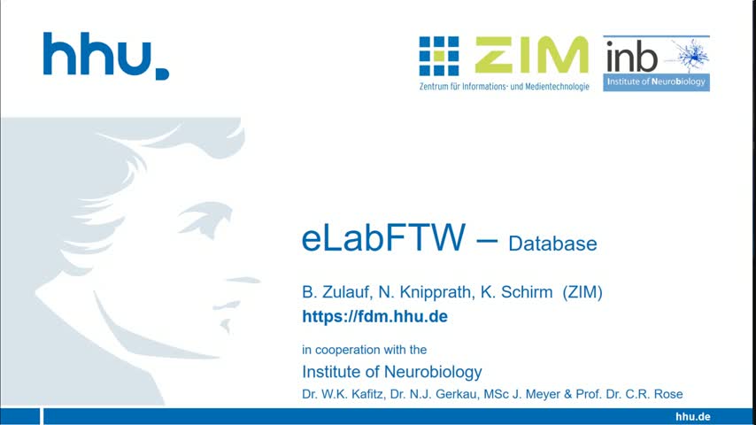 eLabFTW - Database