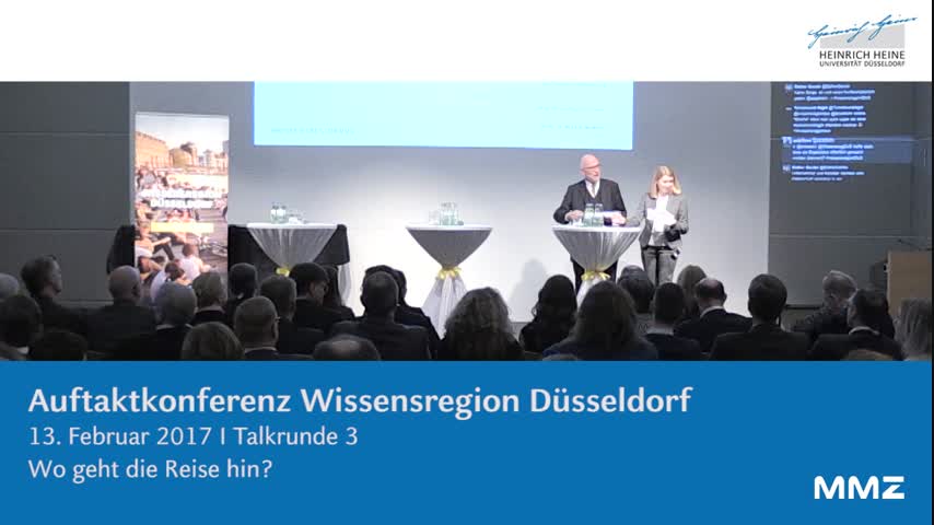Wissensregion Düsseldorf 2017 - Talkrunde 3: Wo geht die Reise hin? 