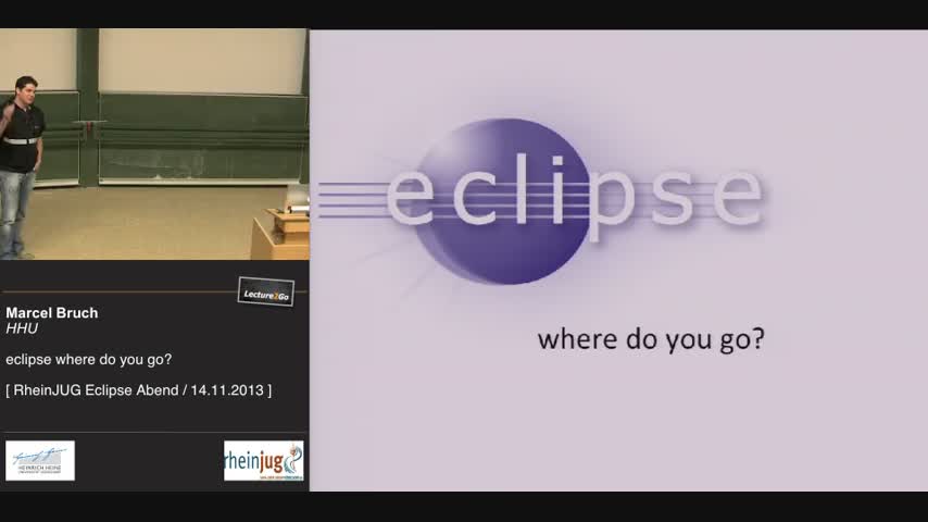 Link zum Vortrag Eclipse, Where do you go?