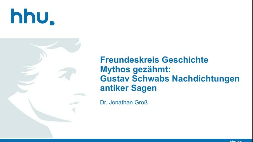  Mythos gezähmt: Gustav Schwabs Nachdichtungen antiker Sagen