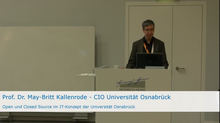 Open und Closed Source im IT-Konzept der Universität Osnabrück