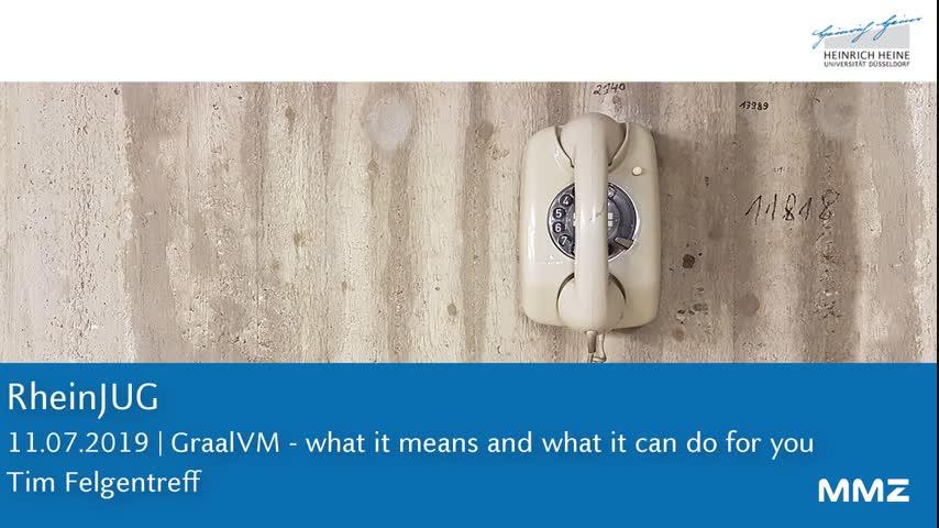 Link zum Vortrag GraalVM - what it means and what it can do for you