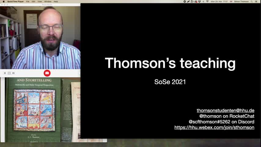 Thomson courses SoSe 21