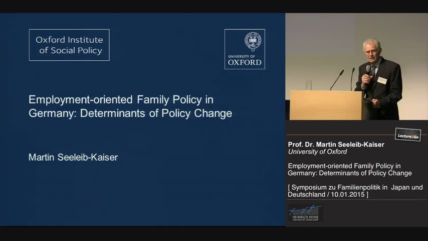 Employment-oriented Family Policy in Germany