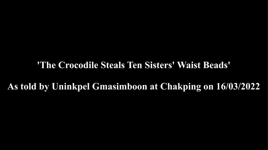 The Crocodile Steals Ten Sisters' Waist Beads