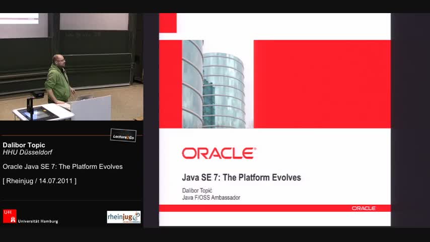 Link zum Vortrag Oracle Java SE 7: The Platform Evolves