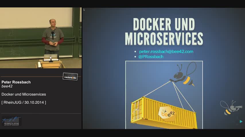 Link zum Vortrag Docker und Microservices