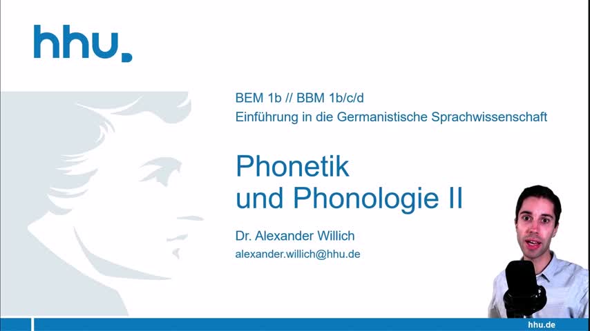 Einführung 04: Phonetik und Phonologie II