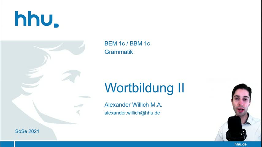 Grammatik 03: Wortbildung II