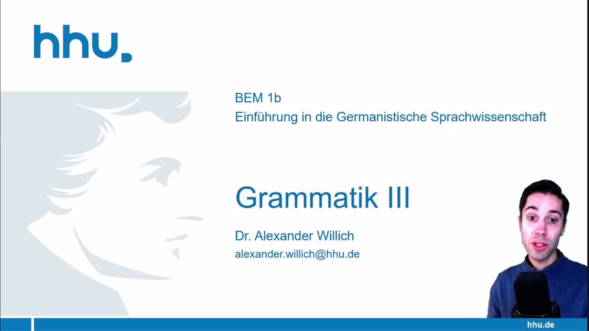 Einführung 08: Grammatik III